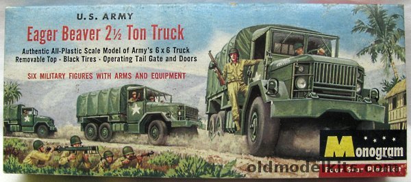 Monogram 1/35 M-34 Eager Beaver 2 1/2 Ton Truck - Four Star Issue, PM22-149 plastic model kit